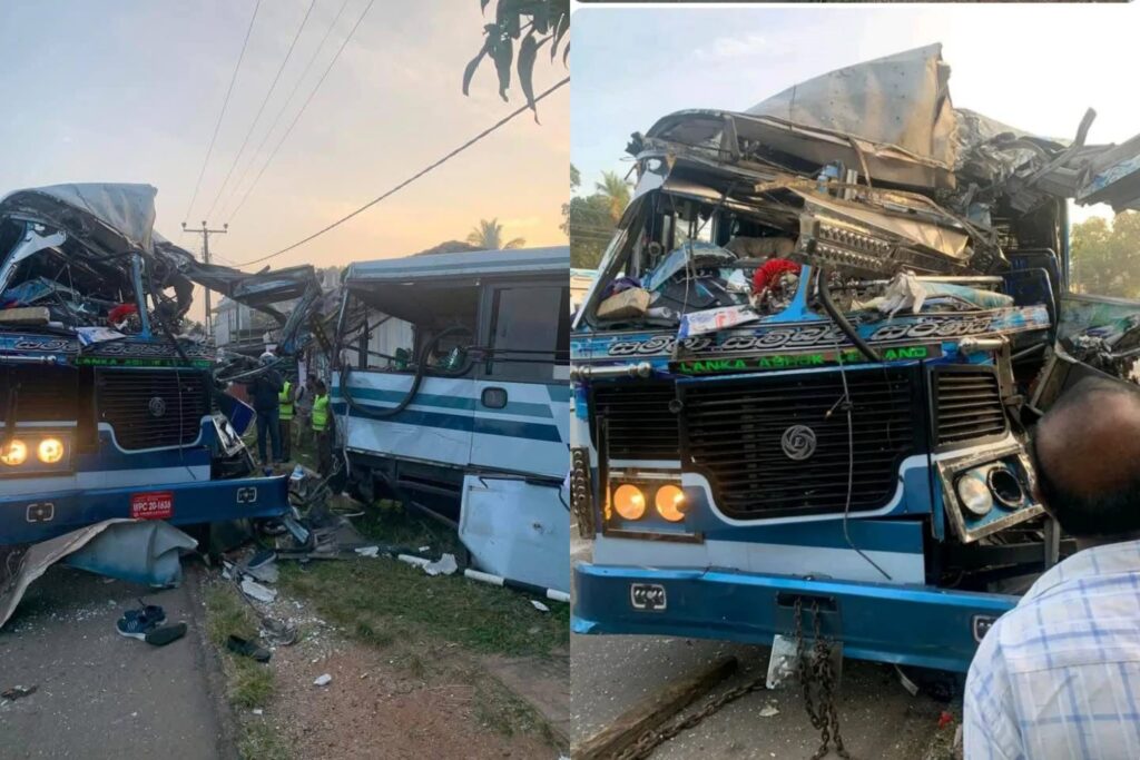 තෝරයාය බස් අනතුර ගැන සියල්ල හෙළිවෙයි.. ජායාරූප සහිතයි.