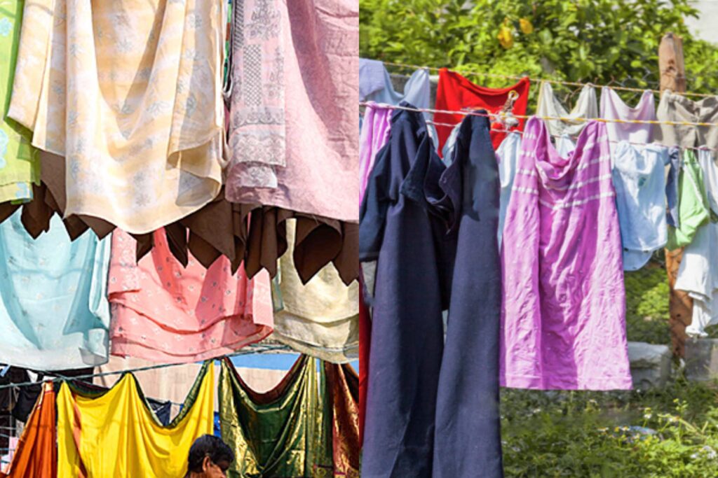 රෙදි වැලවල් යටින් යන්න එපා කියන්නේ මෙන්න මේ නිසා…