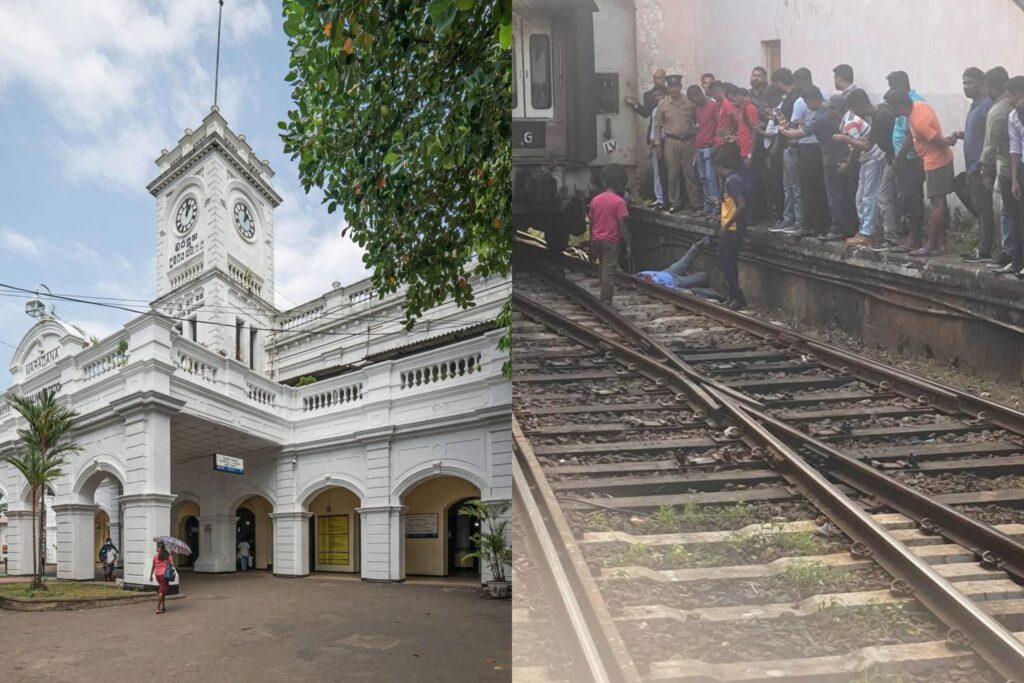 ‘ අනේ අපි වගේම දුප්පත් මාස් පඩිකාරයෙක්..’  මා අසල සිටි අයෙක් හූල්ලමින් කියපු ඇසිනි… මරදාන ස්ටේෂමේ කඳුලින් ලියවුනු ඒ දුක්බර කතාව…