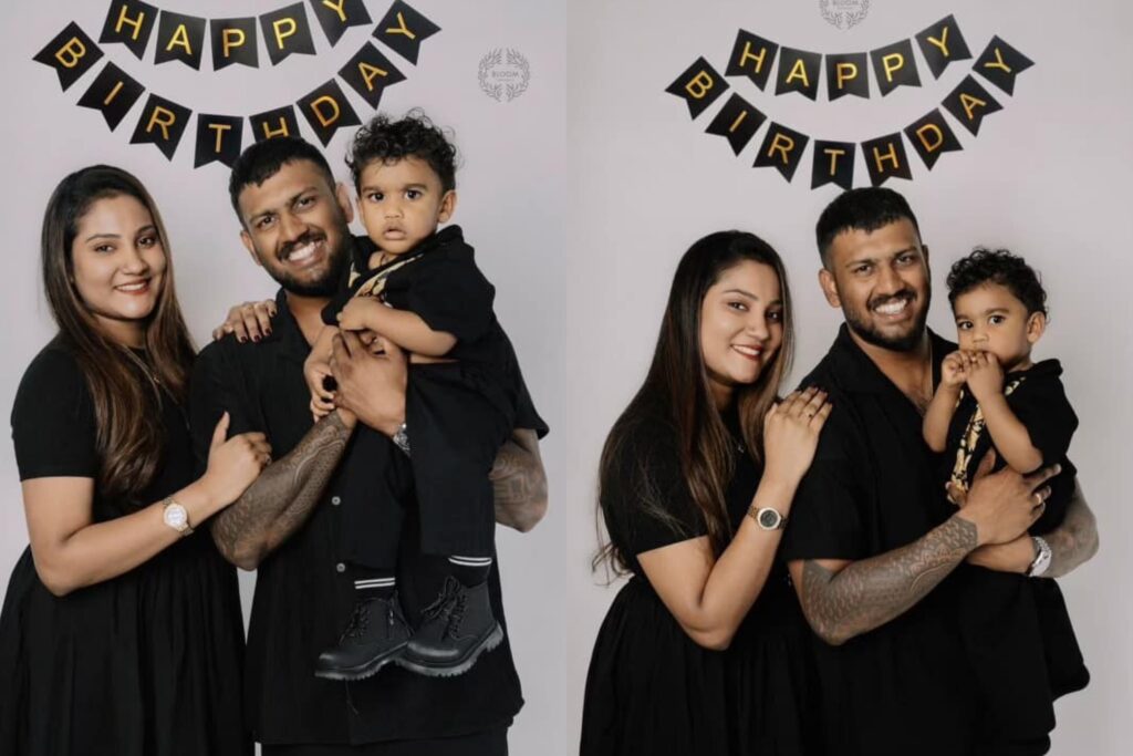 ශ්‍රි ලංකා ක්‍රිකට් තරුවක් වන අවිශ්කගේ පුංචි පුතාගේ විශේෂ දවසක් ගැනයි මේ කියන්නේ