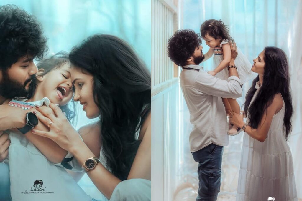 පුංචි දුව නිසා හැඩ වුනු රටක් ආදරේ හර්ෂණගේ පුංචි පවුල…