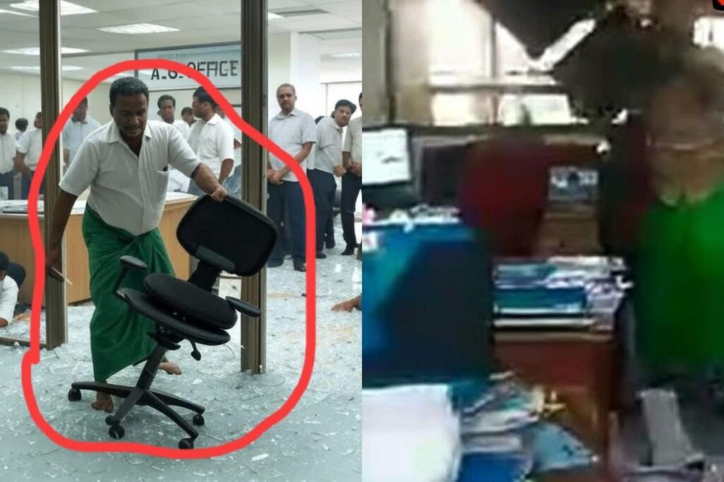 උප්පැන්නයක් කල හදියක්.. ඒ.ජි ඔෆිස් එකේ  අය දැන් පුටුවක් පෙරලුනත් බය වෙනවා ඔන්න.