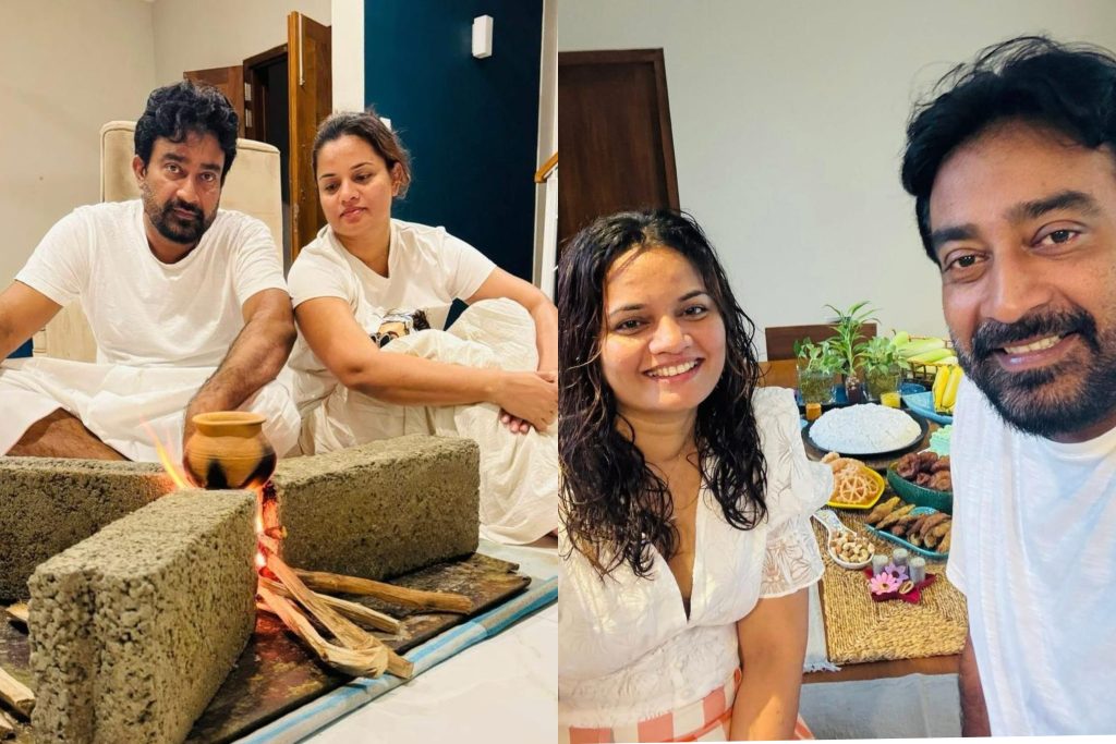 රටක් ආදරේ කරන බිමල් – සුජානි කලා  පවුල මේ පාර සිංහල හින්දු අලුත් අවුරුද්ද සරලව චාමෙට ලස්සනට සමරලා තියෙන හැටි බලන්නකෝ…