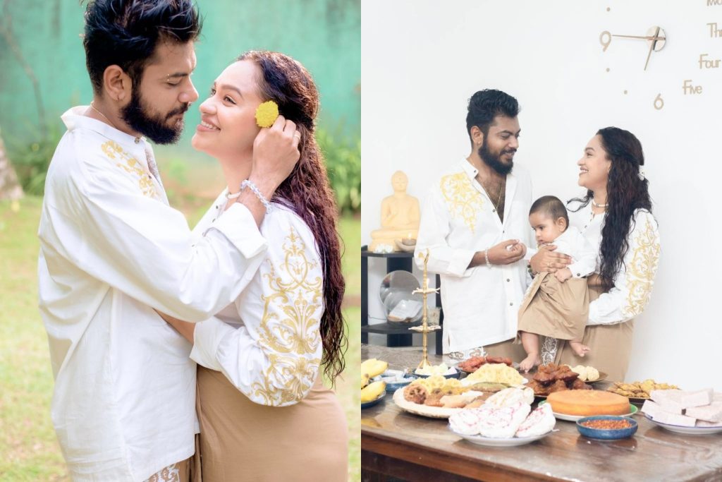 මේක නම් එයාලට ලස්සන අවුරුද්දක්… පවුලට වාසනාව ගෙන ආ පුංචි අවුරුදු කුමාරයා එක්ක මාධවී කසුන් අවුරුද්ද සැමරුවේ මෙහෙමයි
