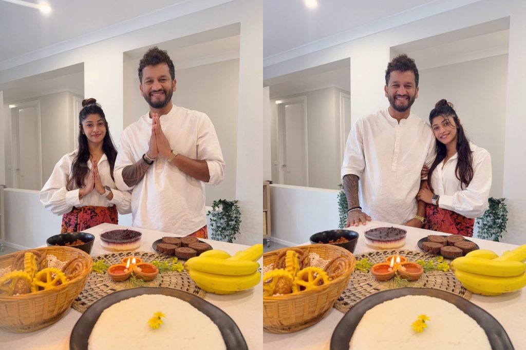 ලගදී බැඳපු දිමුත් කරුණාරත්නත් මේ පාර ජයටම අවුරුදු සමරලා…