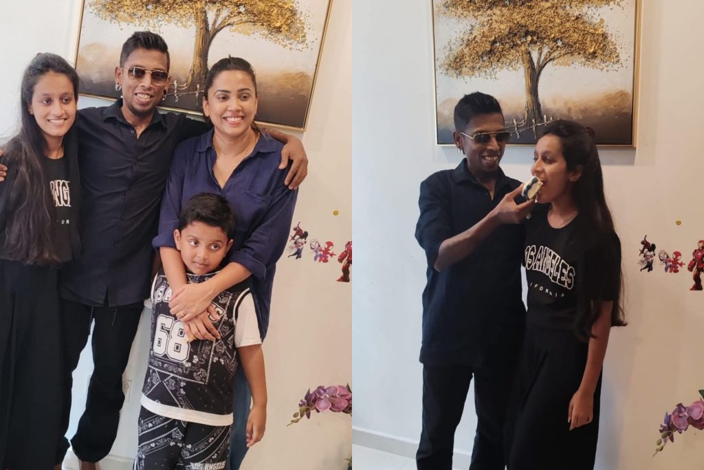 තවමත් මම ඔබගේ පලමු පෙම්වතා..” කාගේත් හදවතේ ගායකයා චාමර වීරසිංහ පවුලේ අය එක්ක එයාගේ උපන්දිනය සැමරුවේ මෙහෙමයි