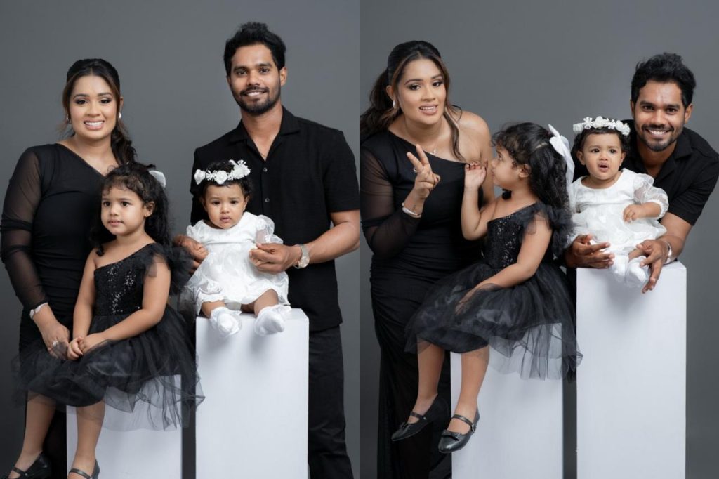 පුංචි දෝණිගේ මුල්ම උපන්දිනය.. බලන්නකෝ ඒ පවුලේ ලස්සන… එදා නම් එයාලා ඉන්නේ හුගාක් සතුටින්…