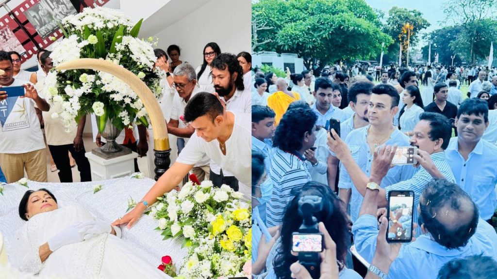 නිලි රැජිණිය මාලනියගේ අවමංගල්යයේ සෙල්ෆි ගැනීම රන්ජන් අනුමත කලාද?