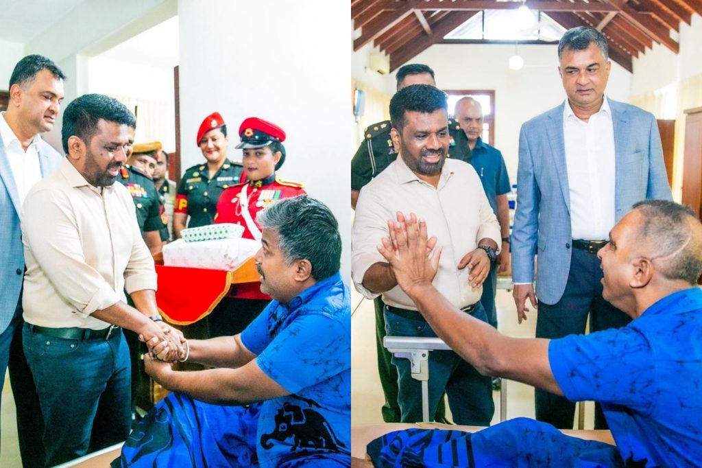 අදහාගන්නත් බැ… ජනාධිපති සහෝදරයාට මේ තරම් ආදරයක්… මිහිඳු සෙත් මැඳුරේ වීරෝධාර රණවිරුවන් හමුවෙන්න ගිය ජනපතිට ලැබුනු පිළිගැනීම මෙන්න.