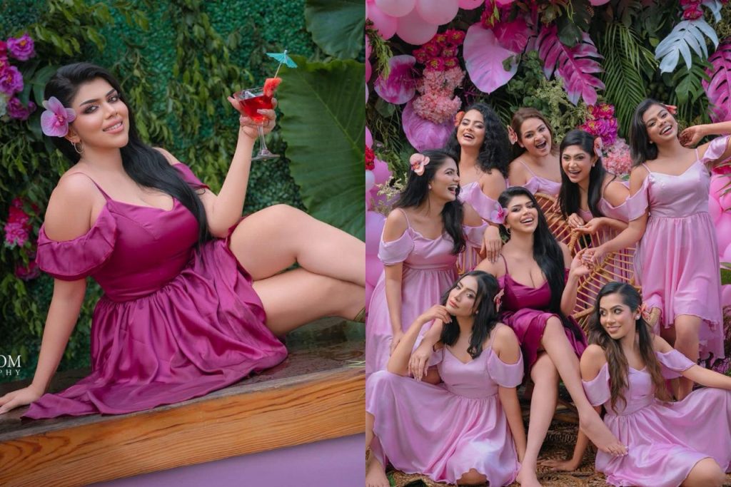 රෝස පාටින් හැඩ වුනු එයාලා නම් සුරංගනාවියෝ වගේ… ඇගේ ඒ දවස ලග ලගම එද්දී රෝස මල් යායක් මෙන් හැඩ වුනු එයාලා මේ මොකද කරන්නේ ?