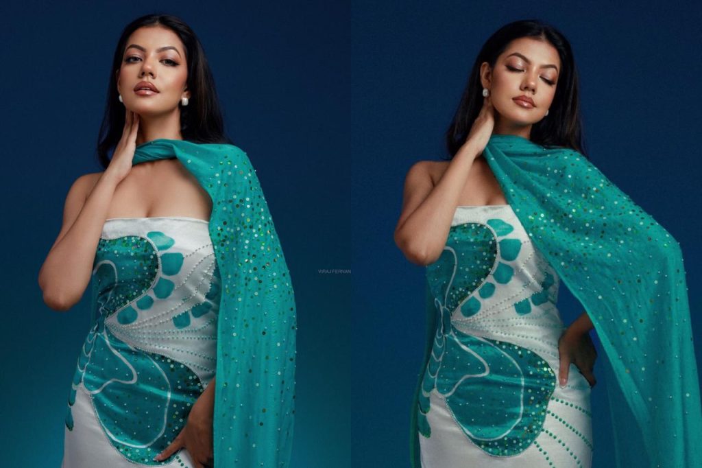 ලෝකයේම අවධානය දිනාගත් අපේ රූ රැජින හැඩකාර අනුදි සැරසුනු මේ ඇඳුම නම් විශේෂ එකක්… මෙන්න ඒ විශේෂත්වය