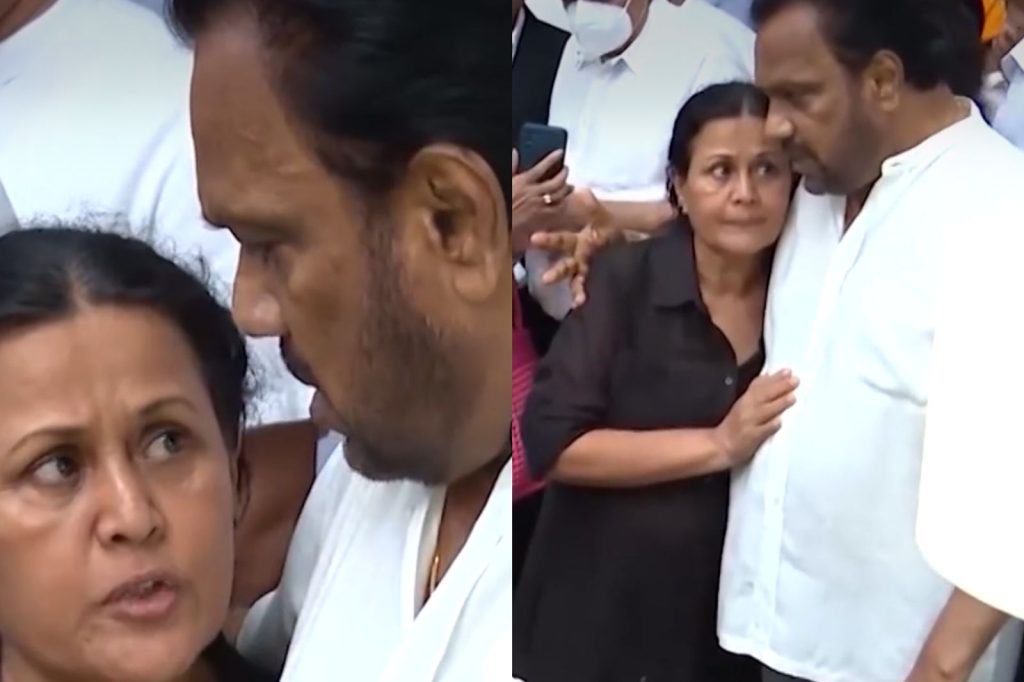 නිලි රැජිනට අවසන් වරට සමුදෙන්න හැමෝම බලාගෙන හිටපු ඔහුත් ඇවිත්…