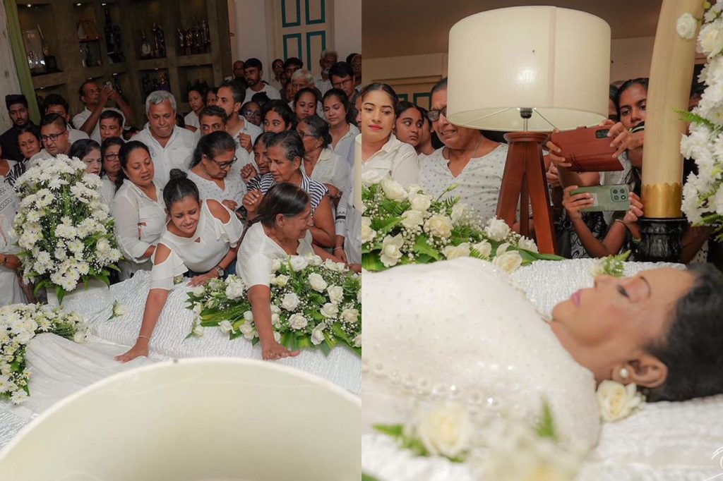 සියල්ලන්ම හඬා වැලපෙයි. නිළි රැජිනයට සමුදෙන්න මහා ජන ගඟක්…