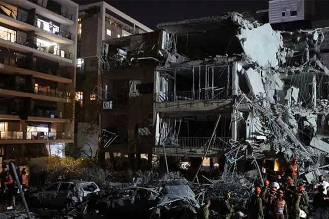 ලොවක් කම්පා කරමින් ඓතිහාසික ජෙරුසෙලම ඇතුලු ප්‍රදේශ කිහිපයක් ඉලක්ක කරමින් ඉරානය දියත්කල ප්‍ර හා ර ගැන දැන් ඇසෙන පුවත