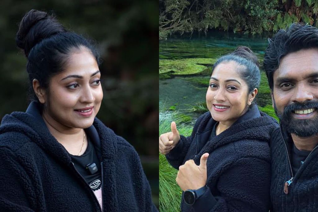 රටක් ආදරේ කරන දිලිනි එයාගේ ආදරණීයයන් එක්ක කොහෙද මේ ගිහින් තියෙන ලස්සන තැන ?