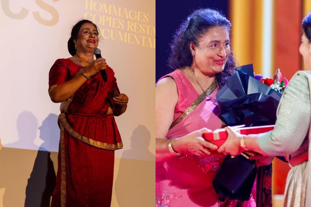 Cannes සිනමා සම්මාන උලෙළේ රතු පලස මතින් ගිය ශ්‍රී ලාංකේය රංගන ශිල්පිනිය -වසන්ති චතුරාණි කී ඒ කතාව මෙන්න