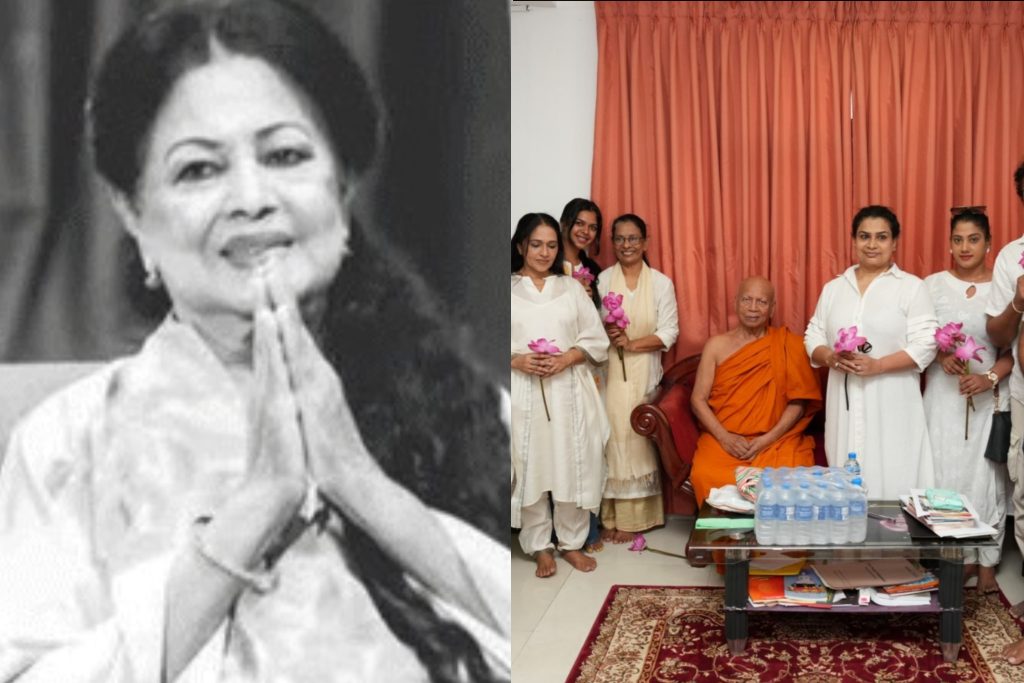 අපගෙන් සමුගත් ආදරණීය මාලනිය සිහිකරමින් ඔවුන් එකතු වී සංවිධානය කල බෙල්ලන්විල විහාරස්ථානයේ පැවති පිංකම