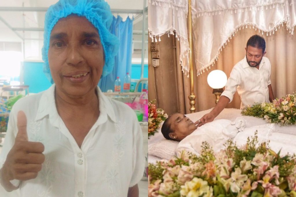 “මේ අම්මා මුහුණ දුන් ලොකුම ඔපරේශන් එකට යන්න කලින් ගත්තු අවසාන පිංතූරේ..” යකඩ ගැහැනියක් වූ ඇය අවසන්වරට ඔහුට කිව්වේ එපමණයි..