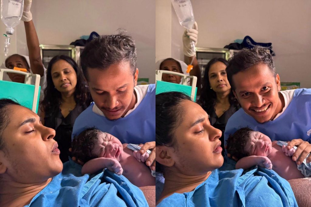 කවුද හිතුවේ මෙයා මෙච්චර ඉක්මනට තාත්තා කෙනෙක් වෙයි කියලා… හැමෝම ආදරේ කරන ඒ දෙන්නත් දැන් තුන්දෙනෙක් වෙලා..!