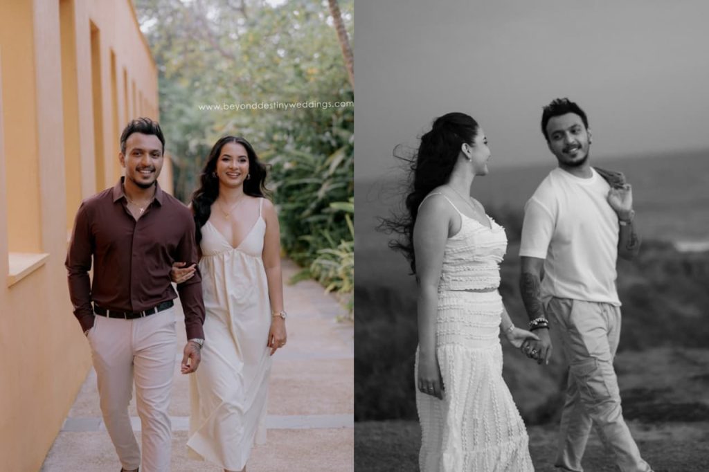 මේ දවස්වල හැමෝම කතාවෙන එයාලගේ ආදර කතාවේ තවත් ලස්සන මතකයක් මෙන්න