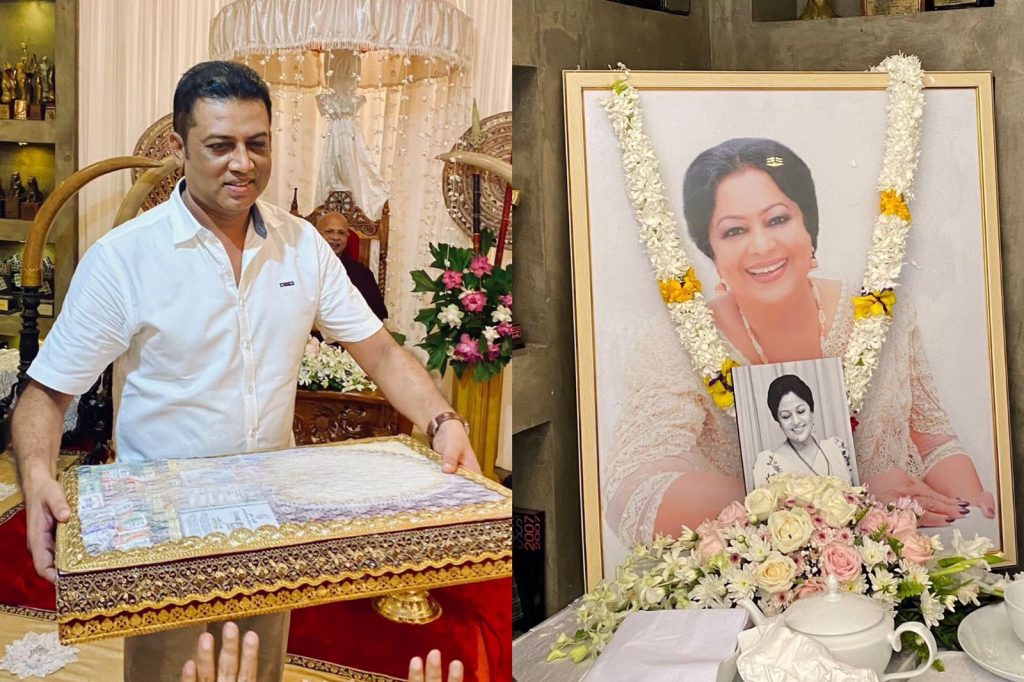ආදරණීය මාලිනිය වියෝ වී තෙමසයි.! මාදිවෙල නිවෙසේ පැවති පිංකම… – photos