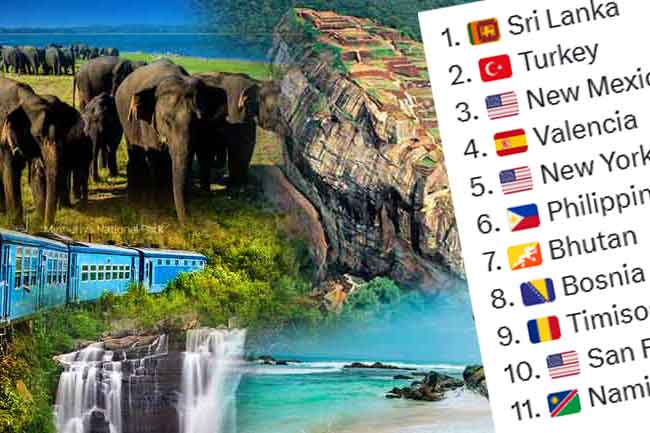 ඔක්තෝබර් මාසයේ සංචාරය කරන්න ලොව හොඳම රට ලංකාව.. සමීක්ෂණ වලින් හෙලි වූ දේ මෙන්න