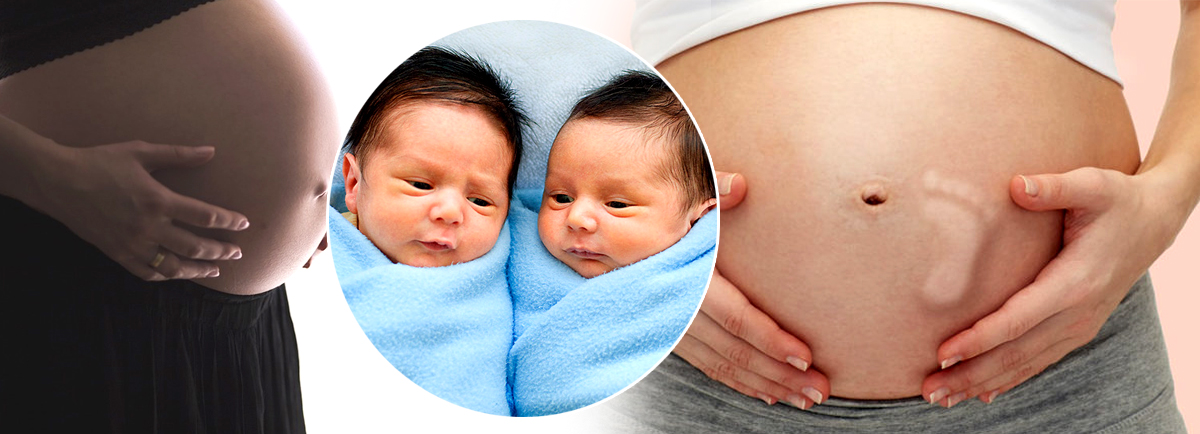 කුස තුළ නිවුන් දරුවන් පිළිසිඳගෙන ඇත් නම්, මේ ලක්ෂණ ඇතිවෙනවා