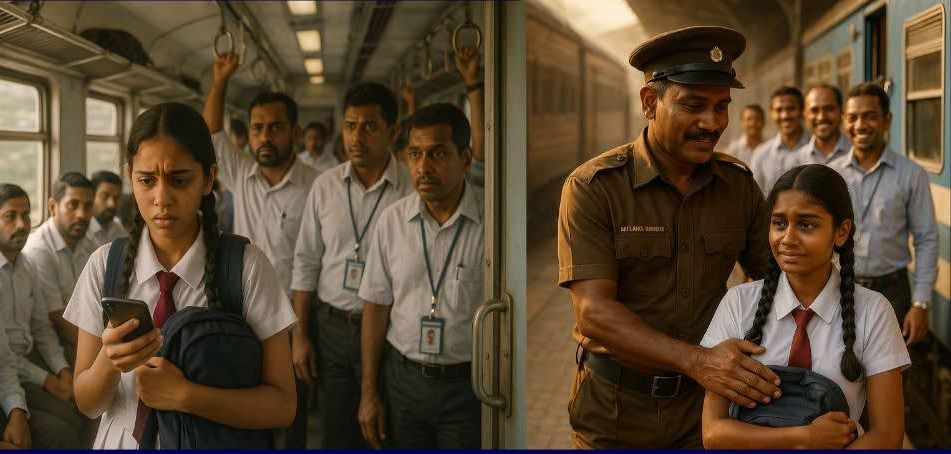 උසස්පෙල සිසුවා වෙනුවෙන් නැවතුනු දුම්රියක් ගැන ඇසෙන කතාව මෙන්න.