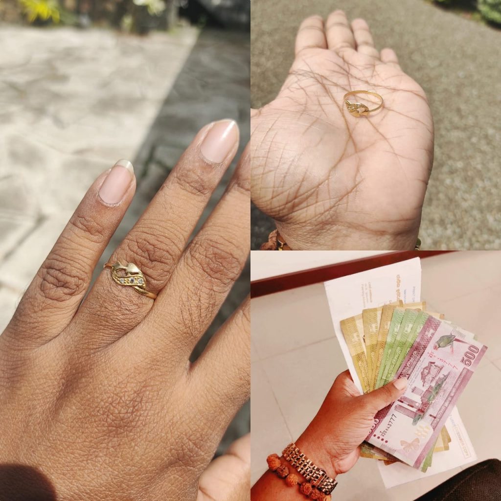 මේ වෙලාවේ ඇත්තටම මන්ගාව සල්ලි නැ… ඒත් අපේ මිනිස්සු වෙනුවෙන් මට දෙයක් නොදී බලාගෙන ඉන්න හිත දෙන් නැ… – තමන්ගේ මුද්ද උකස් කර ආධාර දුන් උතුම් හදවතක් ගැන ඇසෙන කතාව මෙන්න