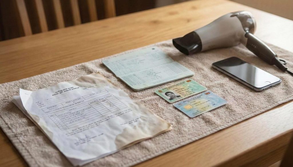 ගංවතුරෙන් හානි වූ ඔබේ වටිනා ලියකියවිලි සහ ගිණුම් නැවත ලබා ගන්නේ කොහොමද?