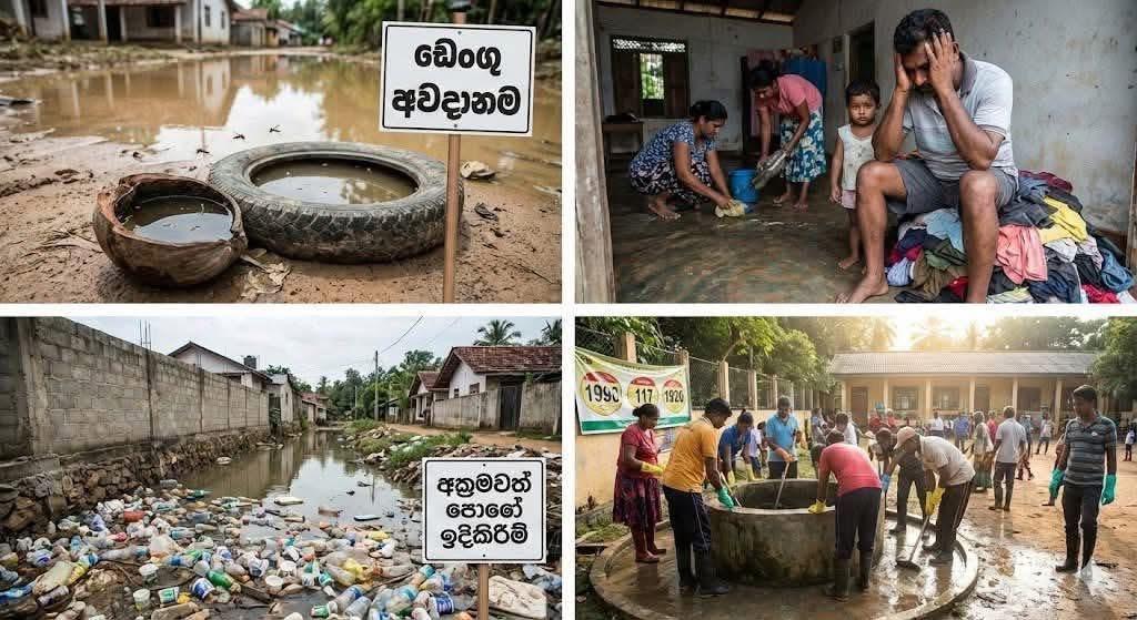 ගං වතුර බැස්සට පස්සේ එන දෙවෙනි රැල්ලට මුහුණ දෙන්නේ මෙහෙමයි..!