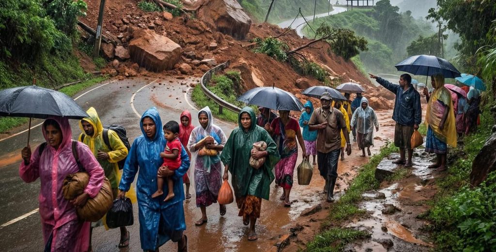 නාය යෑම හමුවේ ජිවිත ආරක්ෂා කරගන්නේ කෙසේද ?