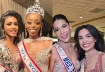එදා ඉෂාදිට දැනුන ඒ සතුටම අද සබීනාටත් දැනෙනවා ඇති.. Mrs. World තරගාවලියේදී ඔවුන් දෙදෙනාට අමතක නොවන සුන්දර මතකයක්..