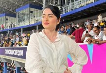 ක්රිකට් පිටියේ ඕෂධීගේ පැමිණීම ජයග්රහණයේ පෙරනිමිත්තක්ද? මැච් එක බලන්න ගිය ඕෂධීගෙන් සුපිරි ටෝක් එකක්..