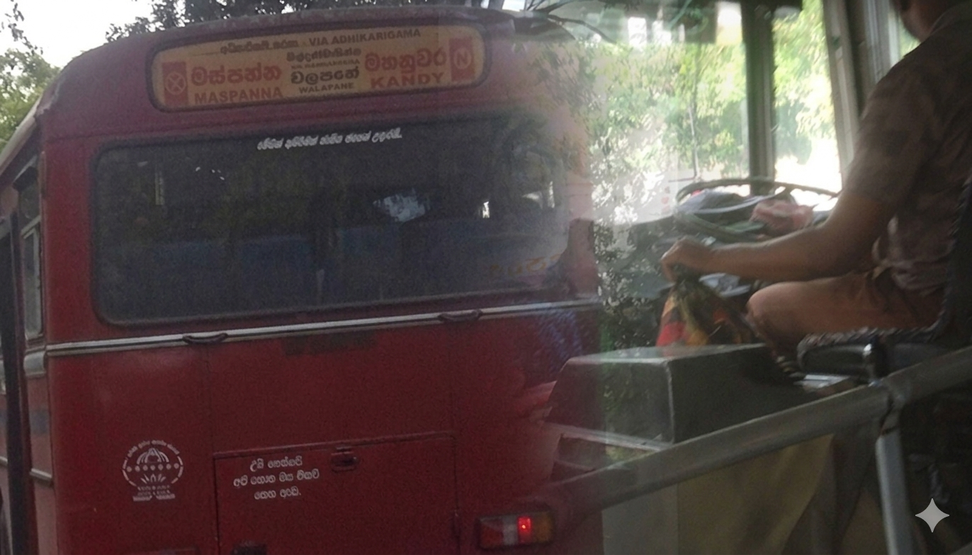 “මගේ දරුවෙකුට මෙහෙම වෙනවාට මම කැමති ද?” පෞද්ගලික බස් එකක් ඉස්සරහ CTB රියදුරා දුන් ඒ ආදරණීය උත්තරය..