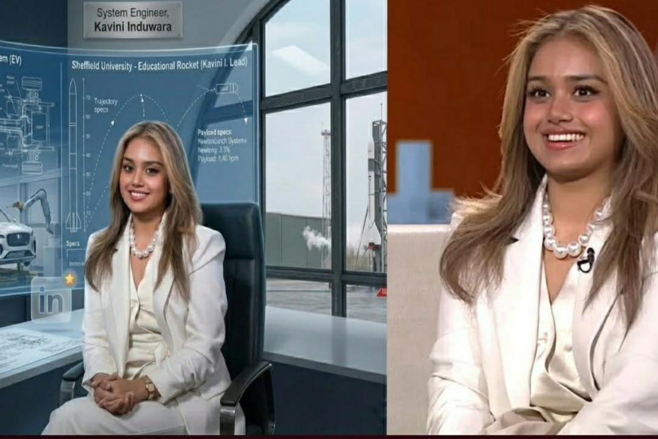 එංගලන්තයේ විශ්වවිද්යාලයක, ඉතිහාසයේ ප්රථම වතාවට රොකට්ටුවක් නිර්මාණය කළ අපේ රටේ පුංචි කෙල්ල ගැන ඇසෙන කතාව..