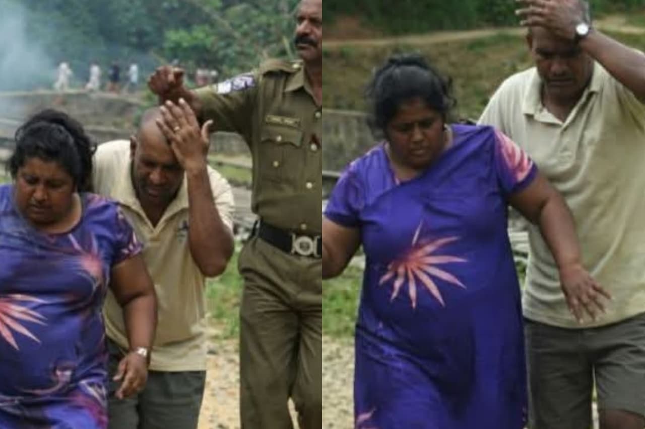 නොසිතූ නිමේෂයක මේ සිද්ධ වුණේ මොකද්ද ? සියලු දෙනාම ජී විත බේරගන්න හිස් ලූලූ අත දිව යද්දී තම බිරිද සමග සිටි ඔහු ගැන ඇසෙන ආදරණීය කතාව..