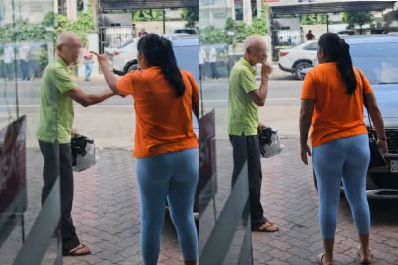 අපේ සමාජය මේ කොහෙටද යන්න හදන්නේ?අලුත් වාහනයක් වෙනුවෙන් පියෙකුට පාරේදී අපහාස කළ දියණියගේ හැසිරීමෙන් සමාජ මාධ්ය කැළඹෙයි….!