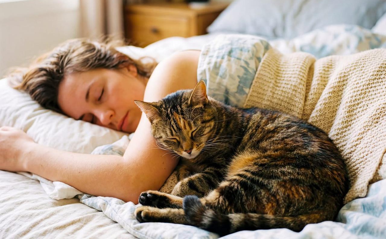 ගෙදර පූසා ඔබේ ලගට ඇවිත් නිදා ගන්නවද ? හේතුව ඔබේ ශරීරයේ උණුසුම නෙමෙයි. මෙන්න මේකයි