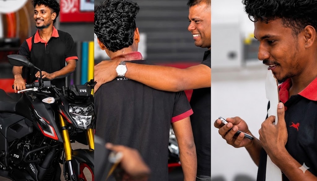 “බයික් එක දැක්ක ගමන් මේ තරුණයාගේ සතුට වැඩිකමට වෙවුලන්න පටන් ගත්තා..” මුහුණු පොතෙන් හුමු වූ ආදරණිය කතාවක්..