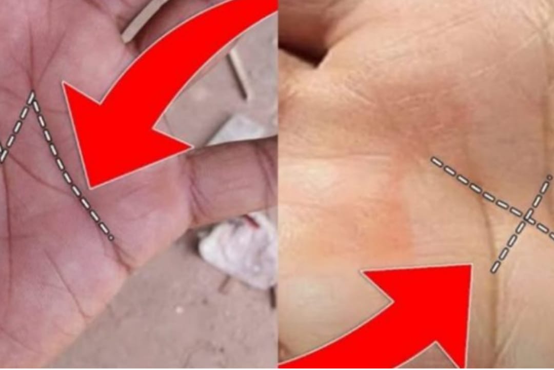 ඔබේ අත්ලෙත් මෙවැනි කතිර සලකුණක් තියෙනවද බලන්න? එහෙනම් ඔබ සුවිශේෂියි..