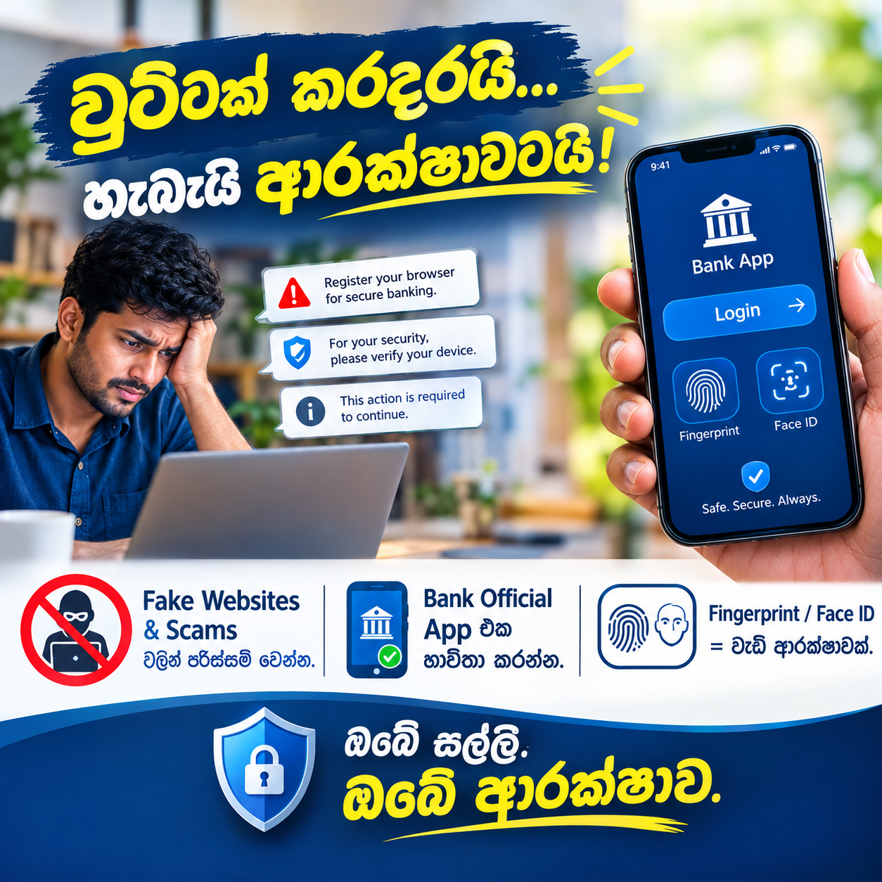 චුට්ටක් කරදරයි තමයි – හැබැයි බැංකුවලින් කරන මේ වැඩේ හින්දා ආරක්ෂා වෙන්නේ අපේ සල්ලියි.!